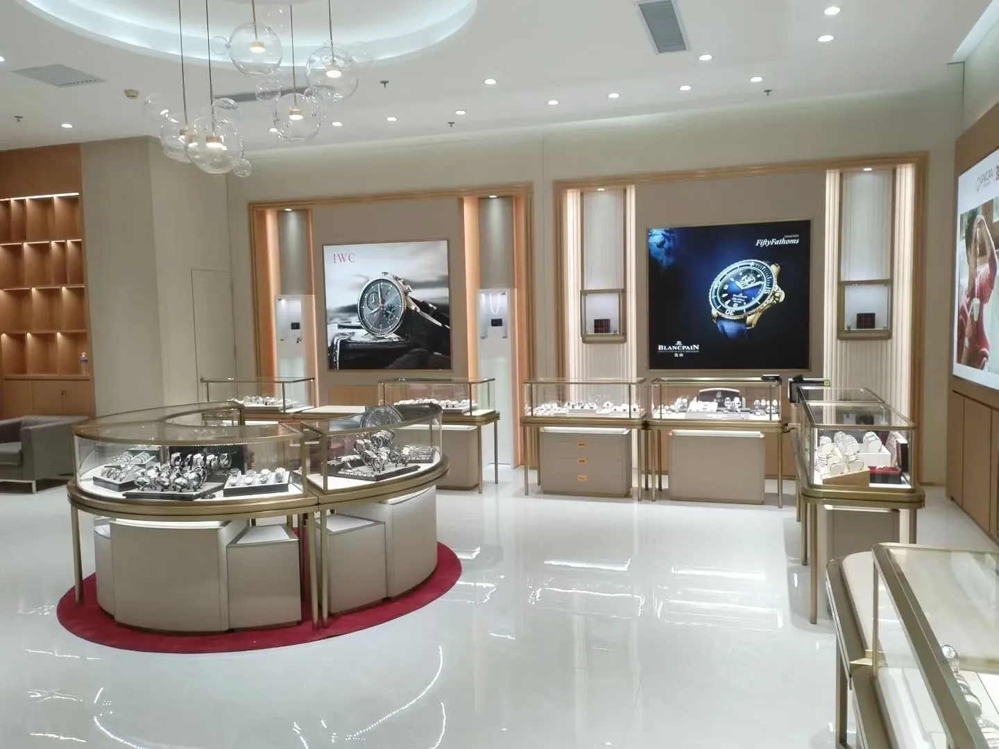 高端名表珠宝专柜整店灯光实拍