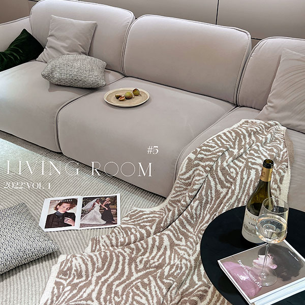 两月涨粉1w➕的氛围感客厅！模块沙发太加分啦