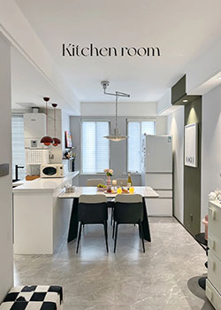 我家真的78平，餐厨打通超级显大啊